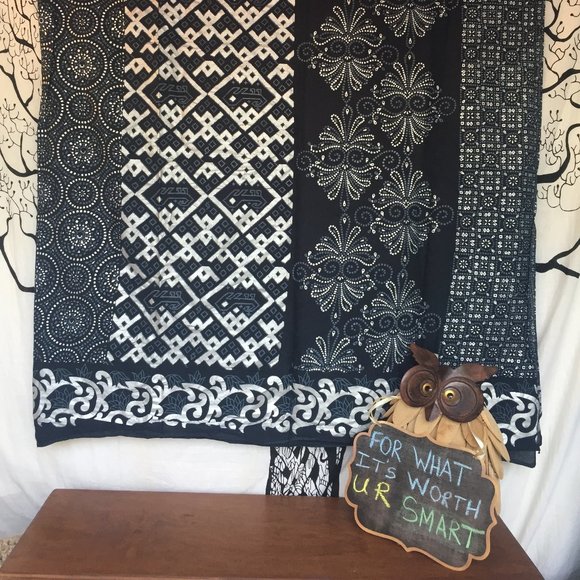 370- Papa We Love You ❤Vancouver Boho Vest & Navy & Silver Wrap - Picture 4 of 11
